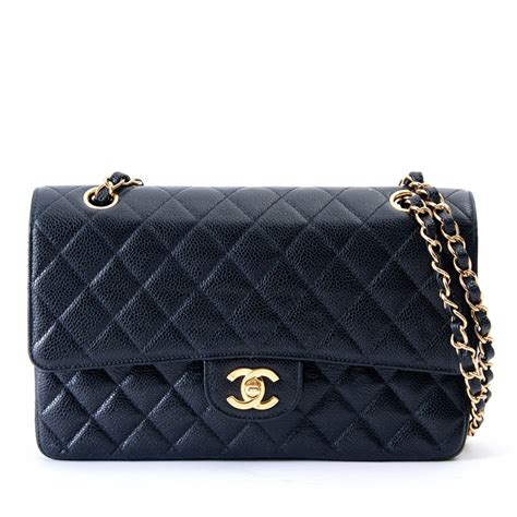 chanel caviar shoulder bag|CHANEL Caviar Leather Classic 25cm Chain Shoulder Bag .